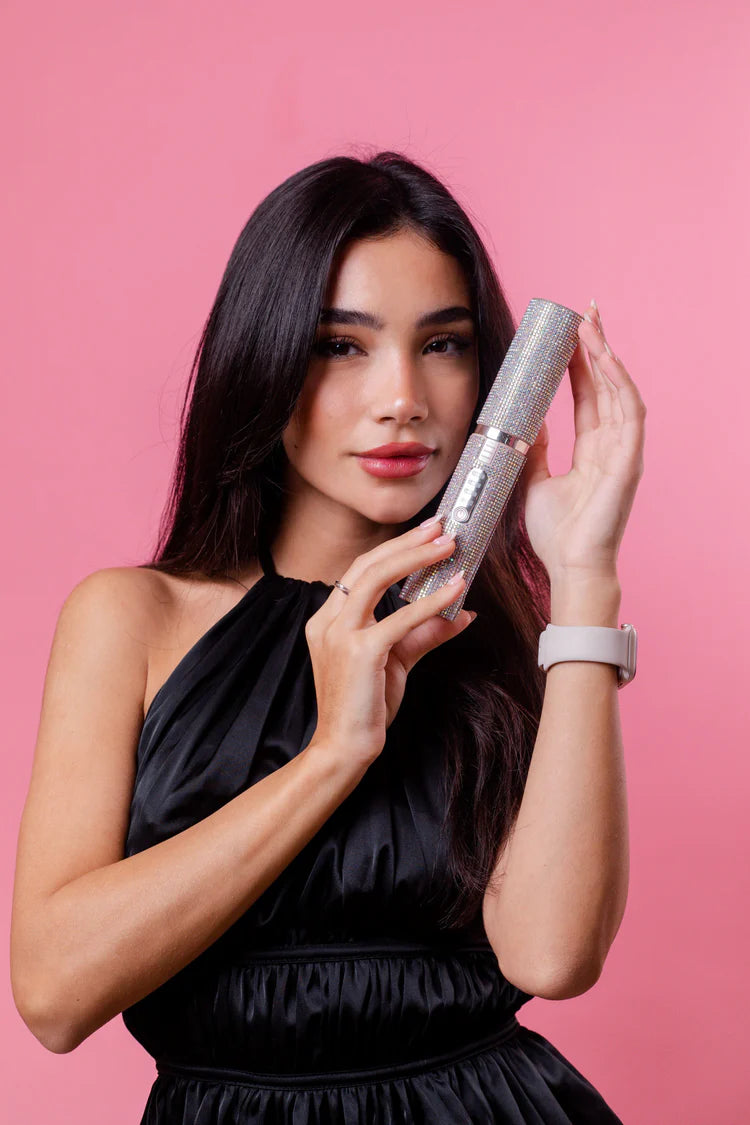 Lisseur,Boucleur Portable Diamant Coloré